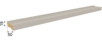Рекесс De Luxe Sandgrau 2700 х 19 х 50 мм