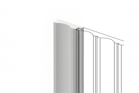 Финишный молдинг к белым панелям LF138A и LF138B HIWOOD левая сторона по вертикале