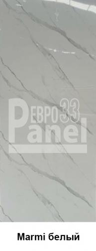 Панель листовая ПВХ Marmi белый  INT-J01-6  1,22 * 2,9 м 3мм