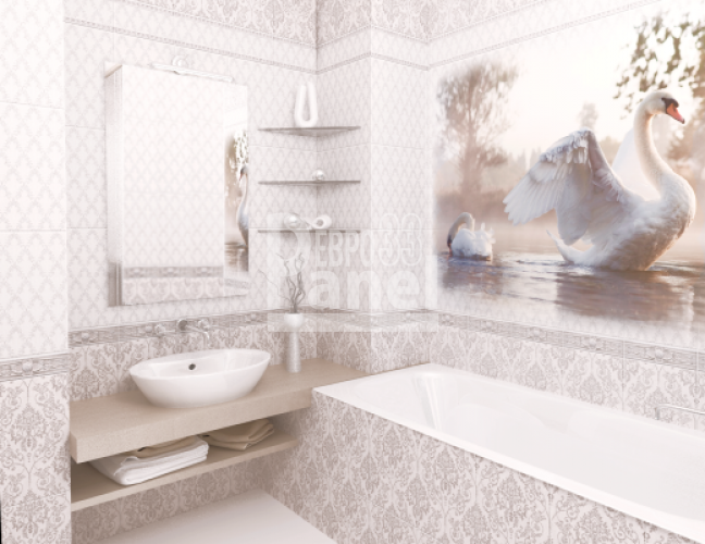 Дамасский узор 2700*250*8