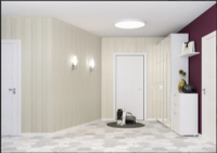 Дуб Альпийский МДФ 2600х238х6 СОЮЗ Classic